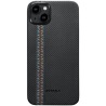 Pitaka Fusion Weaving MagEZ Case 4 MagSafe Aramid Fiber Body Apple iPhone 15 - 0.95mm - 600D - Rhapsody