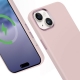 Crong Color Cover Lux Magnetic MagSafe Premium Apple iPhone 15 - Pink