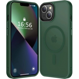 HappyCase MagSafe Apple iPhone 15 - Matte Midnight Green
