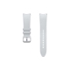 Samsung Galaxy Watch 5/6 Hybrid Eco Leather Band (M/L) Silver