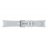 Samsung Galaxy Watch 5/6 Hybrid Eco Leather Band (M/L) Silver