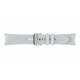 Samsung Galaxy Watch 5/6 Hybrid Eco Leather Band (M/L) Silver