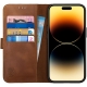 Rosso Deluxe Book Case Apple iPhone 14 Pro Max - Brown