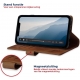Rosso Deluxe Book Case Apple iPhone 14 Pro Max - Brown