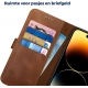 Rosso Deluxe Book Case Apple iPhone 14 Pro Max - Brown