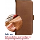 Rosso Deluxe Book Case Apple iPhone 14 Pro Max - Brown