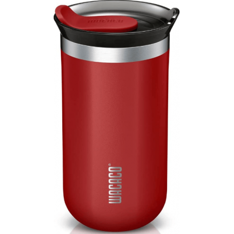 Wacaco Octaroma Lungo Travel Mug - BPA Free - 300ml - Carmine Red