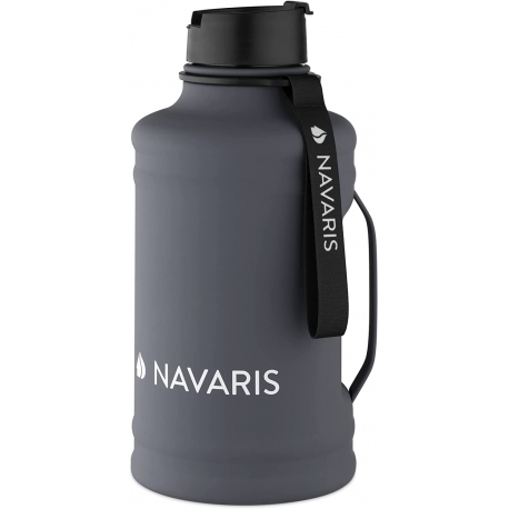 Navaris - BPA Free - 2.2 L - Dark Gray