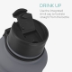 Navaris - BPA Free - 2.2 L - Dark Gray