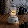 Navaris Rechargeable LED Latern - PowerBank 5000mAh  1 x USB-A - 126 x 126 x 23cm - White