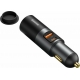 Baseus Car Charger Cigarette Lighter Expansion USB/Type-C PD+QC 120W Gray