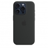 Apple iPhone 15 Pro Silicone Case with MagSafe Black