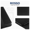 Rosso Element PU Book Case Samsung Galaxy Tab S9 Plus 12.4'' - Black