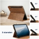 Rosso Element PU Book Case Samsung Galaxy Tab S8 Plus / S7 Plus 12.4'' - Brown