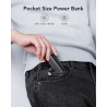 Veger PowerBank PlugOn-L Pro - Lightning KickStand - 5000mAh - 20W - Black