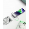 Veger PowerBank Lipstick-C -1 x Type-C Male / 1 x Type-C Female - 5000mAh - 12W - Silver