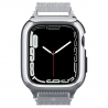 SPIGEN METAL FIT ”PRO” APPLE WATCH 4 / 5 / 6 / 7 / 8 / 9 / SE (44 / 45 MM) SILVER
