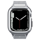 SPIGEN METAL FIT ”PRO” APPLE WATCH 4 / 5 / 6 / 7 / 8 / 9 / SE (44 / 45 MM) SILVER