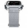 SPIGEN METAL FIT ”PRO” APPLE WATCH 4 / 5 / 6 / 7 / 8 / 9 / SE (44 / 45 MM) SILVER