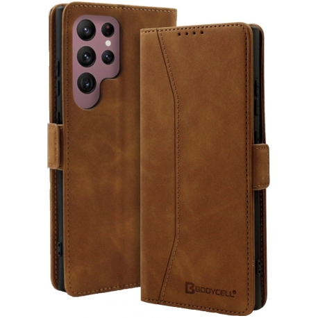 Bodycell Book Case Samsung Galaxy S24 Ultra - Brown