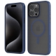 Spacecase Hybrid MagSafe Apple iPhone 15 Pro Max - Dark Blue