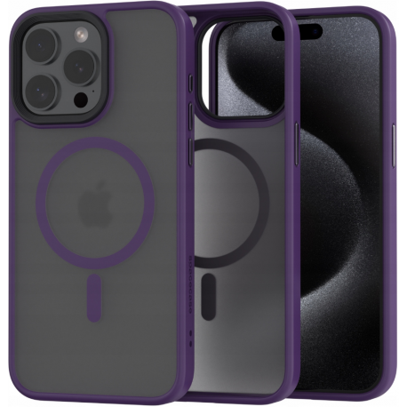 Spacecase Hybrid MagSafe Apple iPhone 15 Pro Max - Purple