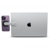 Spigen S312 OneTap MagFit Monitor / Laptop Magnetic Mount  MagSafe - Silver