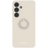 Spacecase Silicone Ring Holder Samsung Galaxy S24 - Bone