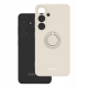 Spacecase Silicone Ring Holder Samsung Galaxy S24 - Bone