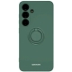 Spacecase Silicone Ring Holder Samsung Galaxy S24 - Dark Green