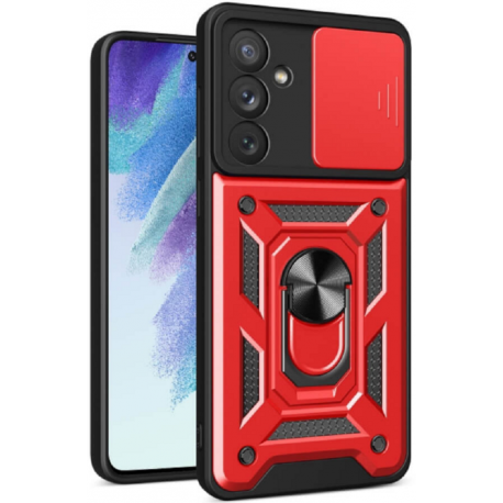 Bodycell Armor Slide Ring Holder Samsung Galaxy S24 - Red