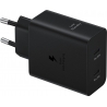Samsung Fast GaN Travel Charger 50W Duo + Cable Type C To Type C Black