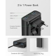 Charmast Powerbank Ultra-Compact 10000mAh PD 20W Black