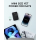 Charmast Powerbank Mini 10000mAh Lightning/Type-C/Micro USB PD 20W White