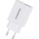 Riversong Travel Adapter SafeKub D2 2.4A Dual USB White