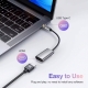 POWERTECH αντάπτορας USB-C σε HDMI CAB-UC086, 4K/60Hz, Γκρι