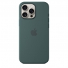 Apple iPhone 16 Pro Silicone Case with MagSafe Lake Green