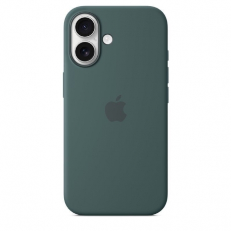 Apple iPhone 16 Plus Silicone Case with MagSafe Lake Green