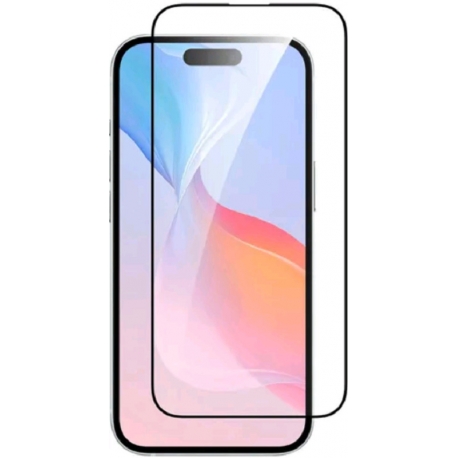 Vivid Full Face Tempered Glass Apple iPhone 16 Plus Black
