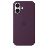Apple iPhone 16 Silicone Case with MagSafe Plum
