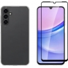 Vivid Set Gelly Case + Full Face Tempered Glass Samsung Galaxy A16 Black