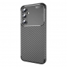 Techsuit CarbonFiber Silicone Cover Samsung Galaxy A16 - Black