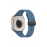 Techsuit Watchband (W011) Apple Watch 1/2/3/4/5/6/7/8/9/10/SE/SE 2/Ultra/Ultra 2 (42/44/45/46/49mm) - Blue