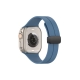 Techsuit Watchband (W011) Apple Watch 1/2/3/4/5/6/7/8/9/10/SE/SE 2/Ultra/Ultra 2 (42/44/45/46/49mm) - Blue
