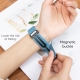 Techsuit Watchband (W011) Apple Watch 1/2/3/4/5/6/7/8/9/10/SE/SE 2/Ultra/Ultra 2 (42/44/45/46/49mm) - Blue