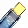 Baseus Explorer Series Auto Power-Off Fast Charging Data Cable USB to Type-C 100W 1m Blue