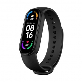 Techsuit Watchband (W013) - Xiaomi Mi Band 5 / 5 NFC / 6 / 6 NFC / 7 - Black