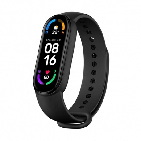 Techsuit Watchband (W013) - Xiaomi Mi Band 5 / 5 NFC / 6 / 6 NFC / 7 - Black