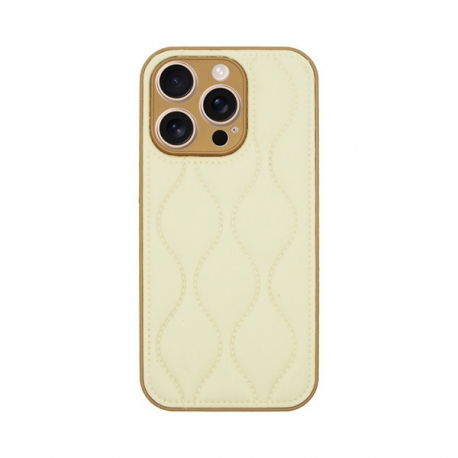 Vivid Wave Shape PU Leather Case Apple iPhone 16 Pro