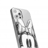 Disney Case Apple iPhone 15 Pro Minnie Partial Print Sketch Transparent